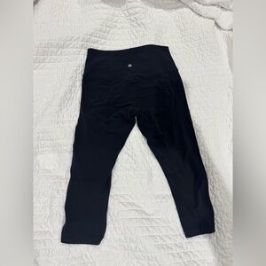 lululemon athletica ALIGN Black Leggings size 8, 23 inch LENGTH